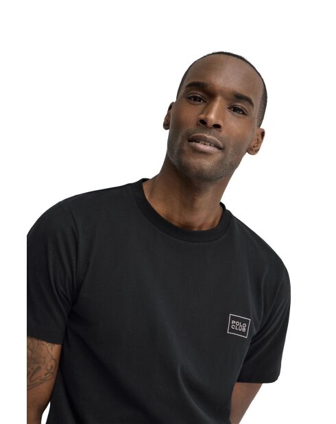 T-Shirt à manches courtes en coton Philippe noir