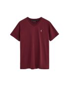 T-Shirt à manches courtes en coton Mathieu garnet