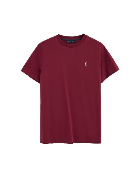 T-Shirt à manches courtes en coton Killian garnet