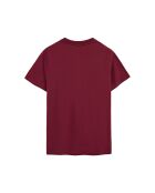 T-Shirt à manches courtes en coton Killian garnet