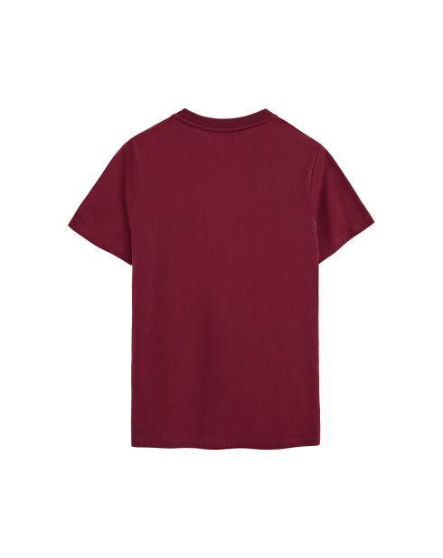 T-Shirt à manches courtes en coton Killian garnet