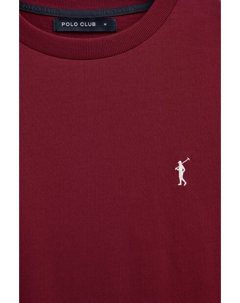 T-Shirt à manches courtes en coton Killian garnet