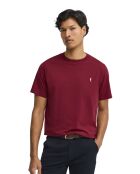 T-Shirt à manches courtes en coton Killian garnet
