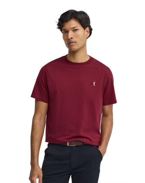 T-Shirt à manches courtes en coton Killian garnet