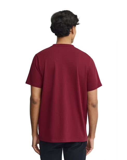 T-Shirt à manches courtes en coton Killian garnet