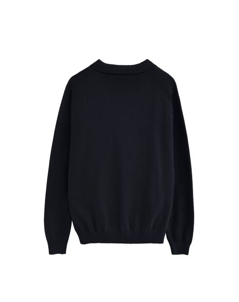 Felpa Evan in cotone blu
