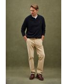 Felpa Evan in cotone blu