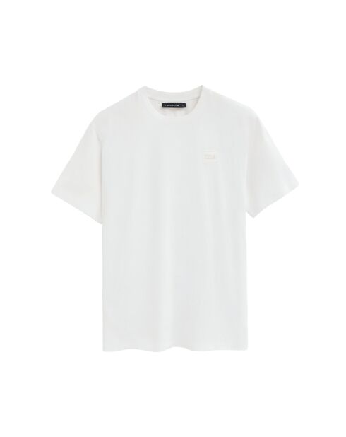 T-Shirt à manches courtes en coton Pascal white