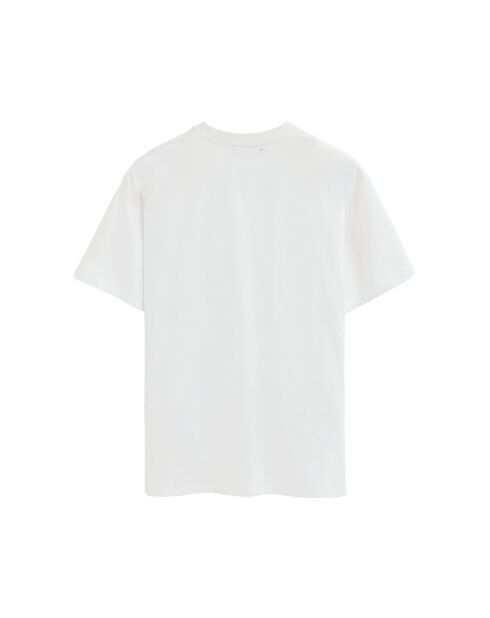 T-Shirt à manches courtes en coton Pascal white
