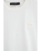 T-Shirt à manches courtes en coton Pascal white