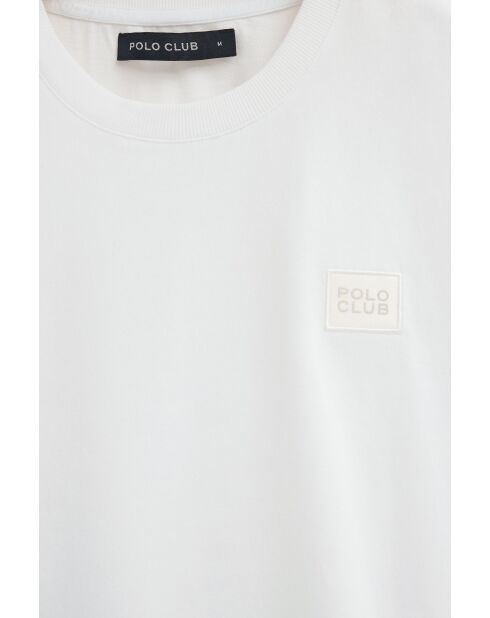 T-Shirt à manches courtes en coton Pascal white
