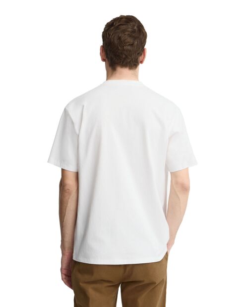 T-Shirt à manches courtes en coton Pascal white