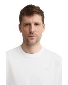 T-Shirt à manches courtes en coton Pascal white