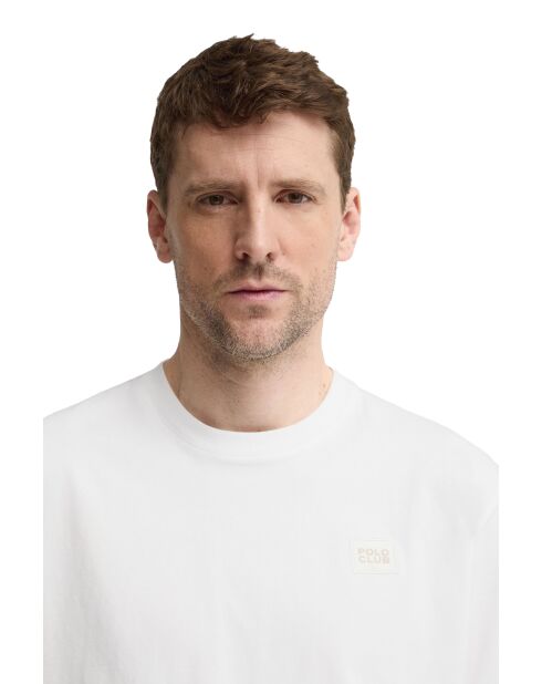 T-Shirt à manches courtes en coton Pascal white