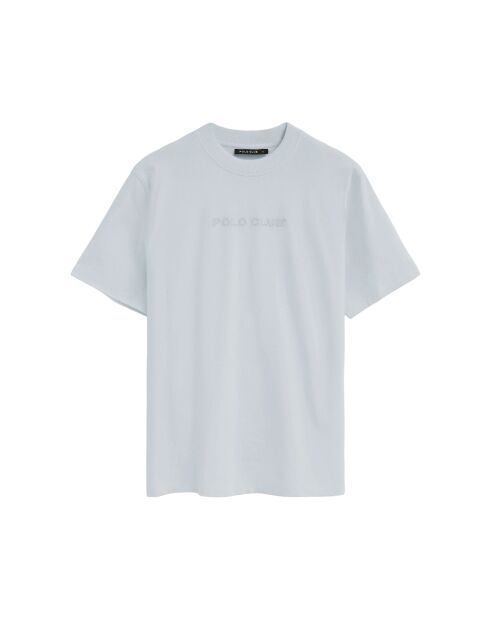 T-Shirt à manches courtes en coton Robert baby blue