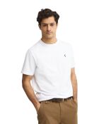 T-Shirt à manches courtes en coton Kévin white