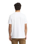 T-Shirt à manches courtes en coton Kévin white