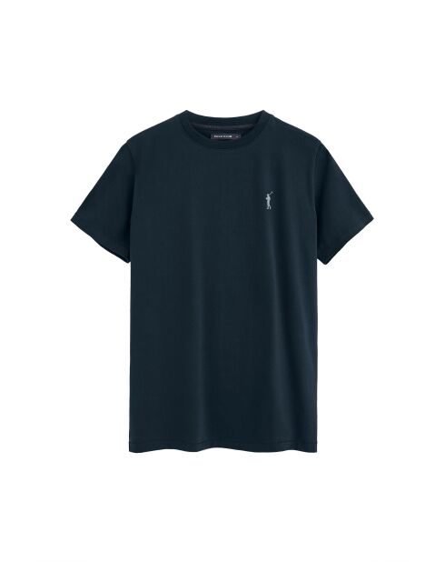 T-Shirt à manches courtes en coton Lucas navy