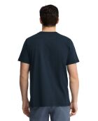 T-Shirt à manches courtes en coton Lucas navy