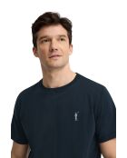 T-Shirt à manches courtes en coton Lucas navy