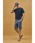 T-Shirt à manches courtes en coton Lucas navy