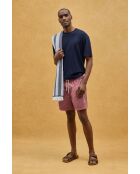 Pantaloncini da bagno Paolo old rose