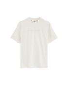 T-Shirt à manches courtes en coton Romain white