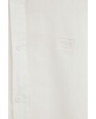 Camicia Natan in lino bianco a maniche lunghe