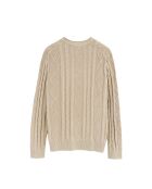 Felpa Omar beige in cotone