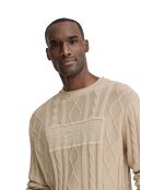 Felpa Omar beige in cotone