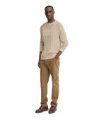 Felpa Omar beige in cotone