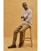 Felpa Omar beige in cotone