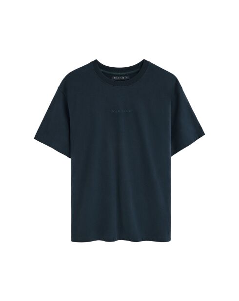 T-Shirt à manches courtes en coton Sébastien navy