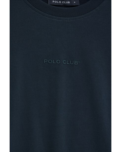 T-Shirt à manches courtes en coton Sébastien navy