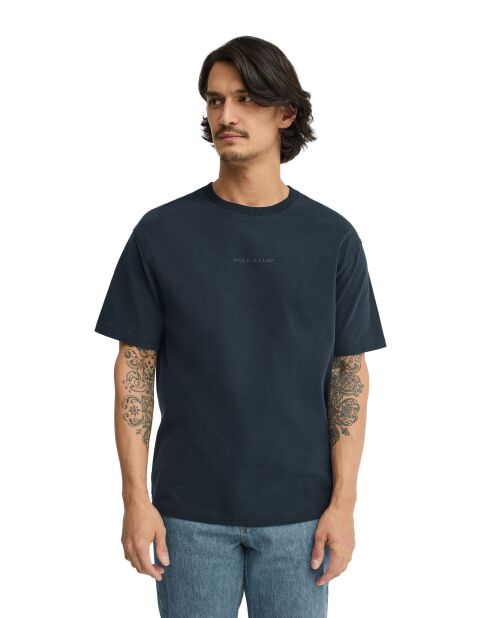 T-Shirt à manches courtes en coton Sébastien navy