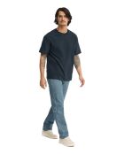 T-Shirt à manches courtes en coton Sébastien navy