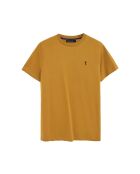 T-Shirt à manches courtes en coton Loïc mustard