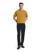 T-Shirt à manches courtes en coton Loïc mustard