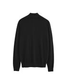 Felpa Andrew nera in cotone