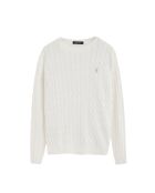 Felpa Dean in cotone ecru