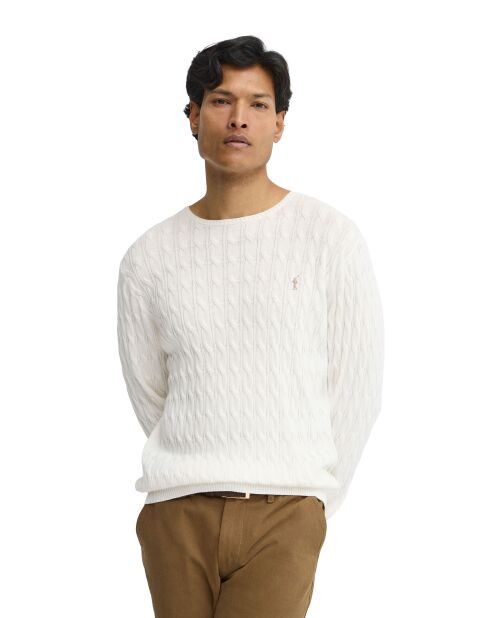 Felpa Dean in cotone ecru