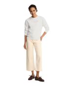 Sweat-shirt en coton Romane white
