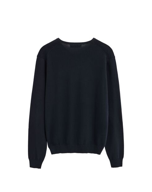 Felpa Alan in cotone blu scuro