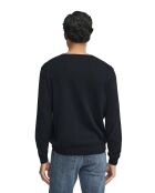Felpa Alan in cotone blu scuro