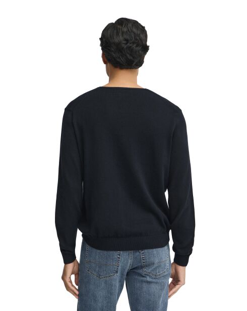 Felpa Alan in cotone blu scuro