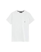 T-Shirt à manches courtes en coton Maxime white
