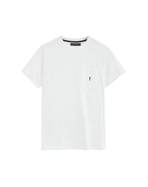 T-Shirt à manches courtes en coton Maxime white