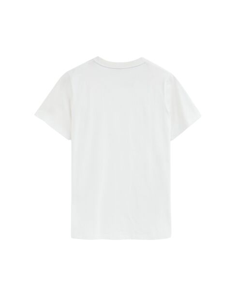 T-Shirt à manches courtes en coton Maxime white