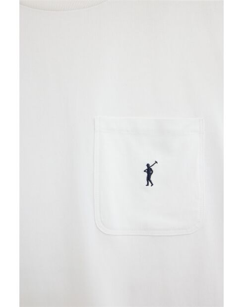 T-Shirt à manches courtes en coton Maxime white
