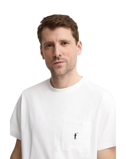T-Shirt à manches courtes en coton Maxime white